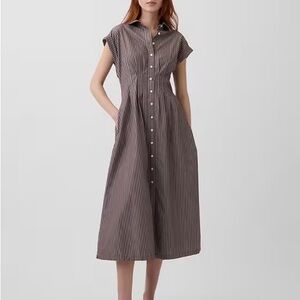 Gap Cinched Midi Shirtdress